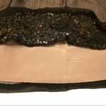 Umgee  brown miniskirt silver gold sequins‎ small Photo 4