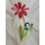 Vintage The Quacker Factory Womens Button Up Top Size 1X Embroidered Floral Bees White Photo 11