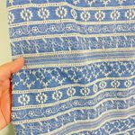 Ali & Jay Women's Blue Fully Embroidered V-neck Short Sleeve Mini Dress Size M Photo 5