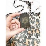 Sunn Lab Swim Maxi Dress Womens L Beige Leopard Print Sleeveless Beach Cover Up Tan Size L Photo 3