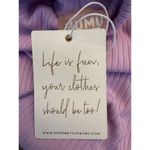 Show Me Your Mumu Women's Layer Up Top Size XS Lilac Rib Knit Turtleneck Photo 7