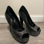 Michael Antonio Gorgeous Glittery Peep Toe Platforms | Heels | Pumps Photo 1