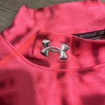 Under Armour  Shirt Womens Small Pink ColdGear Fitted Mock Long Sleeve Athletic Photo 1