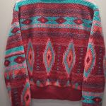 NWOT Rock & Roll® Ladies Printed Sherpa Burnt Orange Pullover Red Size L Photo 8