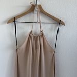 Forever 21  Beige Neutral Halter Maxi Dress Longline Large Photo 1