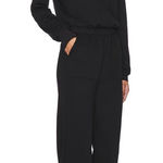 Lovers + Friends Black CADDIE Jumpsuit Size SMALL Photo 0