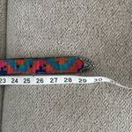 Vintage novo Colorful Striped Women's Belt Pink Photo 7