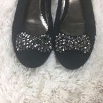 Stuart Weitzman  Suede Bow Embellished Ballet Flats Photo 2