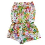 Shoshanna  botanical floral strapless romper cover-up small Photo 2