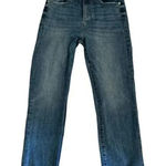 Pistola  blue high rise distressed Monroe slim raw jeans 27 #1989 Photo 0