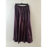 Vintage AGB Iridescent Skirt Size 8 Purple Black Pleated Witchy Y2K Fairy Photo 2
