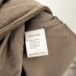 Lucy Paris [] Olive Green Black Mixed Media Wool Faux Leather Jacket Size Small S Photo 10