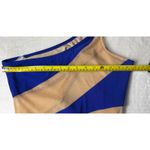 Norma Kamali One Shoulder One Piece Swimsuit Royal Blue Mesh Cutout XL Photo 6