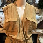 Free People utility sleeveless cropped leg jumpsuit Photo 1