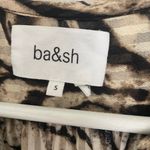 Ba&sh  Women’s Tiger Print Mini Iris Dress Beige Black SZ S Animal Print Photo 2