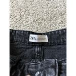 ZARA  - US 4 Faded Black Button Fly‎ Cut-off Jean Booty Shorts 77302 Photo 1