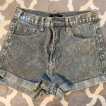 Forever 21 Seersucker Vintage Denim High Rise Shorts Photo 0