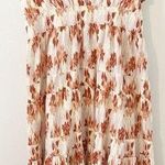 House of Harlow  Linen Blend Tan Tie Strap Midi Dress Size XL Photo 0