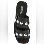 Schutz NEW  Square Toe Lizzie Slide~Black~Jelly~10 / 40 ~Gorgeous Statement Shoes Photo 1