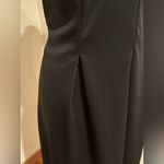 Monteau Black V Neck A Line Dress Pull Over Sleeveless Scalloped Straps Sz 3X Photo 8