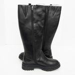 Geox  - Iridea Black Leather Knee-High Boots Size 8 Photo 7