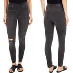 Madewell NEW 9" Mid-Rise Skinny Jeans in Black Sea, 28 Photo 1