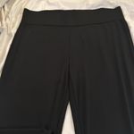 Dana Buchman  L black jersey pants flattering flat front back pocket nwot Photo 1