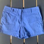 British Khaki Blue Twill Shorts Photo 0
