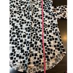 Habitat  Scandi Logom Lagenlook Tunic Button Shirt Women Small Art To Wear Church Photo 8