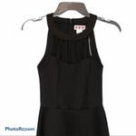 Three Hearts Three Pink Hearts Trixxi Black Halter Skater Mini Dress XS Fit & Flare Cutout Photo 4