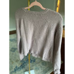 Cyrus Ribbed Sweater Buttery Soft Knot Cozy Minimal Quiet Luxury Boho Partisan L Photo 2