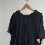 Free People  MOVEMENT Hot Shot Tee Romper BLACK Small Shorts Photo 3