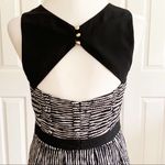 Guess  Mini Dress Black White Cutout High Neck Sleeveless Mini Dress Size 6 Photo 9