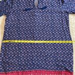 Faded Glory  Blue Orange Pink Sundress Midi Sleeve Dress Large 12 - 14 Photo 11