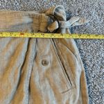 Ralph Lauren Linen Skirt Sz 8 Preppy Wrap Khaki Cargo Pockets Safari Photo 7