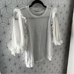 Sandro  Paris Ruffle Sleeve Top Photo 4