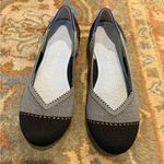 Rothy's The Flat Mist Captoe Slip On Shoe Ballet Flat Black White Women’s 8 Photo 1