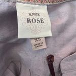 Knox Rose Women's Sleeveless Purple Smocked Button-Front Top - XS - NWT Photo 1