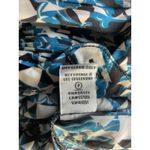 Diane Von Furstenberg Women's DVF Geometric Print Long Sleeve Mini Romper‎ Collared Button Down Photo 9