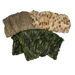 Women's Scarf Lot of 3 Neutral Green Gold Polka Dot Infinity Crinkle Photo 3