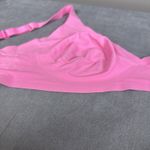 SKIMS Naked Plunge Wireless Bra Bright Pink XL Unlined Seamless Hook Back Photo 5