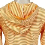 Anatomie Orange Striped Pullover Hoodie Long Sleeve Tee S Photo 3
