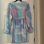 Simply Couture  Sky Blue Lace Dress Photo 2