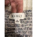 Mable Dusty Blue Floral Midi Dress M | Smocked Halter | Ruffle Hem | MSRP $90 Size M Photo 2