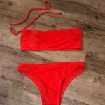 Zaful Red Strapless Two Piece Swimsuit  Photo 0