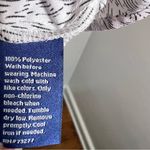 Apt. 9  Ruffle Peplum Top Vintage Waves White Black XL Photo 10