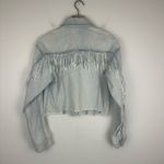 DL1961  Women's Blue Annie Cropped Button Denim Jean Jacket Coat Size S Photo 6