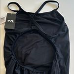 TYR Women's Solid Nylon Diamondfit Swimsuit, Black, Size 32, NWT Black Photo 5