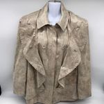 INC International Concepts Woman Faux Animal Textured Jacket Woman's Plus One Sz Size 0X Photo 2