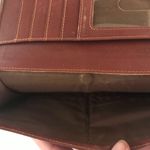 American West Handmade Leather Floral Womens Wallet Brown Photo 5